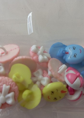 Renkli Bebek süveter ve Ceketler için düğmeler.... - Görsel 16