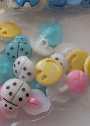 Renkli Bebek süveter ve Ceketler için düğmeler.... - Görsel 14