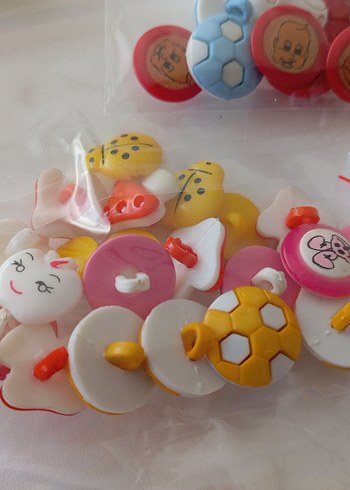 Renkli Bebek süveter ve Ceketler için düğmeler.... - Görsel 9