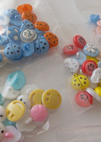 Renkli Bebek süveter ve Ceketler için düğmeler.... - Görsel 6