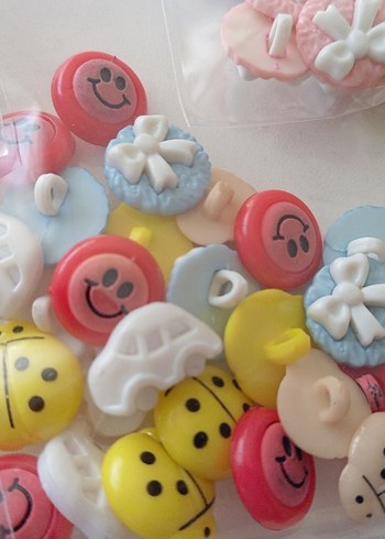 Renkli Bebek süveter ve Ceketler için düğmeler.... - Görsel 17