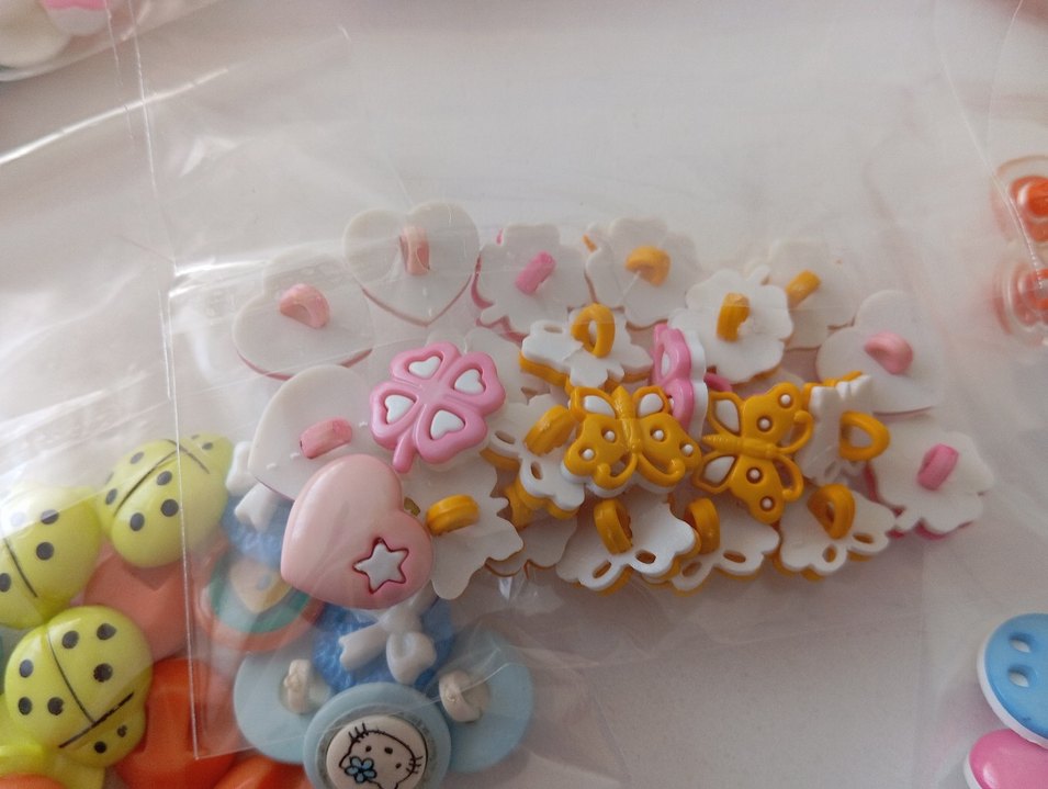 Renkli Bebek süveter ve Ceketler için düğmeler.... - Görsel 4