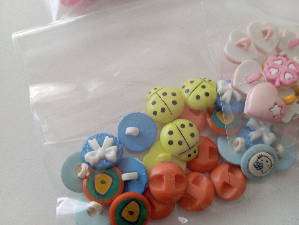 Renkli Bebek süveter ve Ceketler için düğmeler.... - Görsel 5