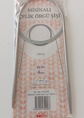 Misinalı Çelik Örgü Şişleri 2adet fiatidir... - Görsel 3