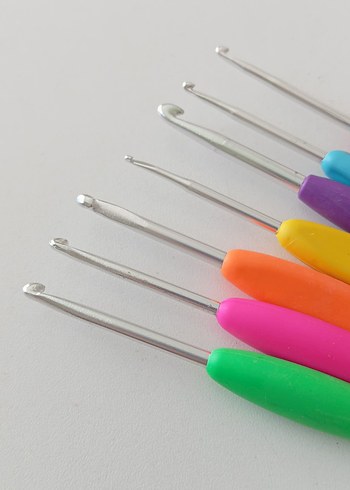 Renkli Tığ Seti, 7 Parça ... - Görsel 11
