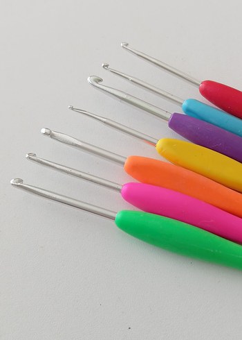 Renkli Tığ Seti, 7 Parça ... - Görsel 10