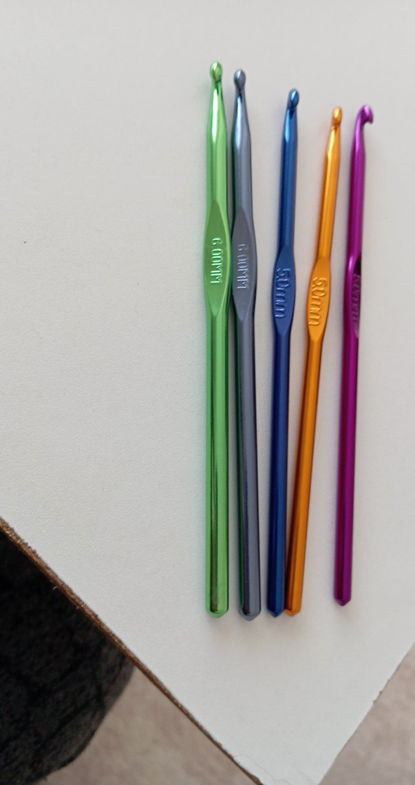 Renkli Alüminyum DERYA BAYKAL Tığ Seti.... - Görsel 3