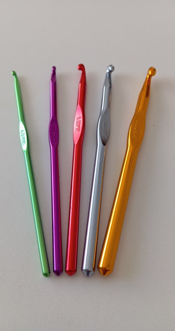 Renkli Alüminyum DERYA BAYKAL Tığ Seti.... - Görsel 2