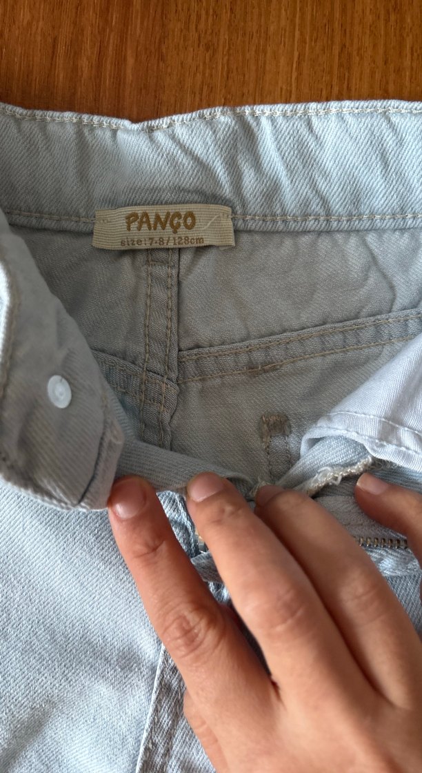 Bej Erkek çocuk Denim Şort Regular Fit - Görsel 2