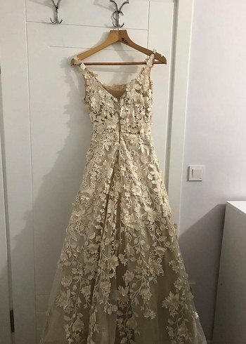 Bohem Uzun A-Line Gelinlik - Görsel 6