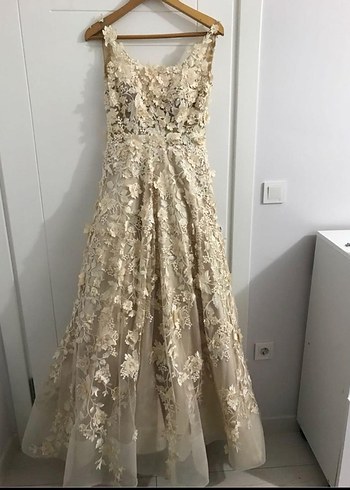 Bohem Uzun A-Line Gelinlik - Görsel 5