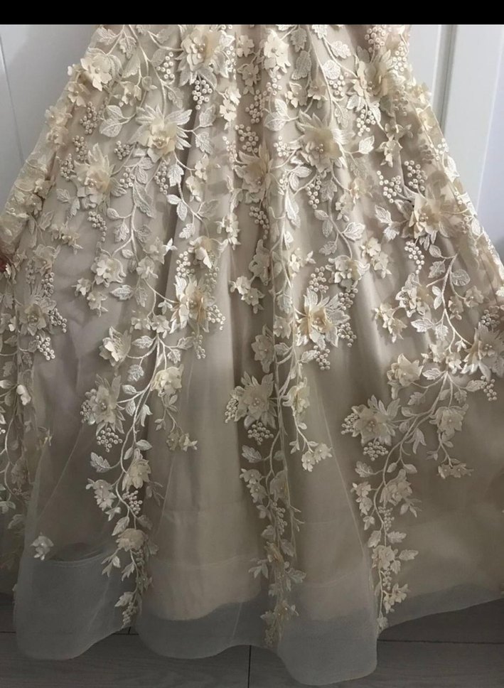 Bohem Uzun A-Line Gelinlik - Görsel 3