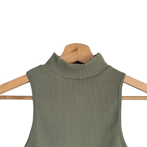 xs Beden Zara balıkçı yaka ribanalı üst