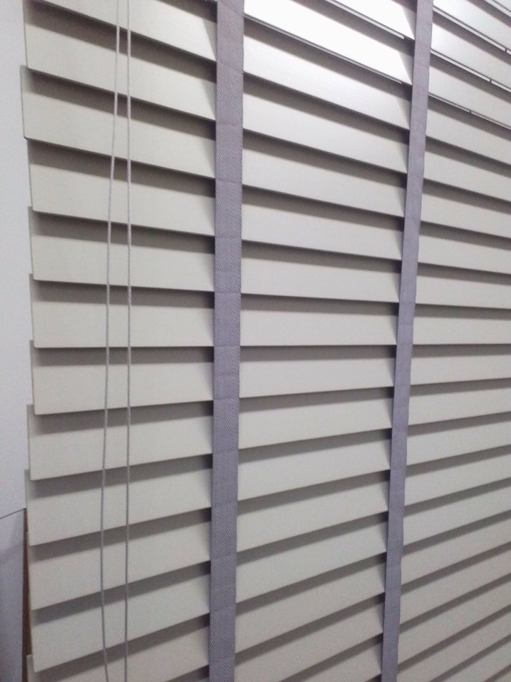 2 adet gri renk ahşap jaluzi - Görsel 2