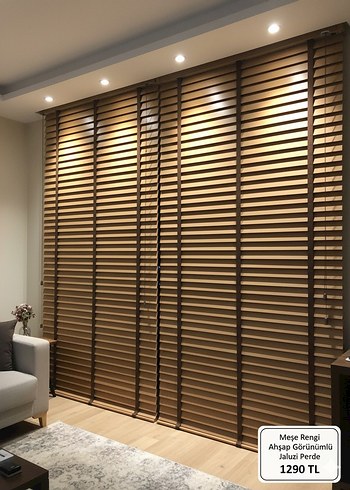 ahşap görünümlü jaluzi - Görsel 7