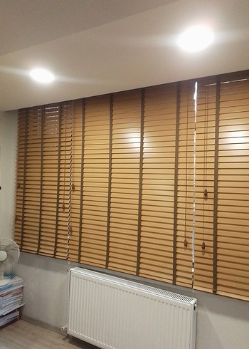 ahşap görünümlü jaluzi - Görsel 4