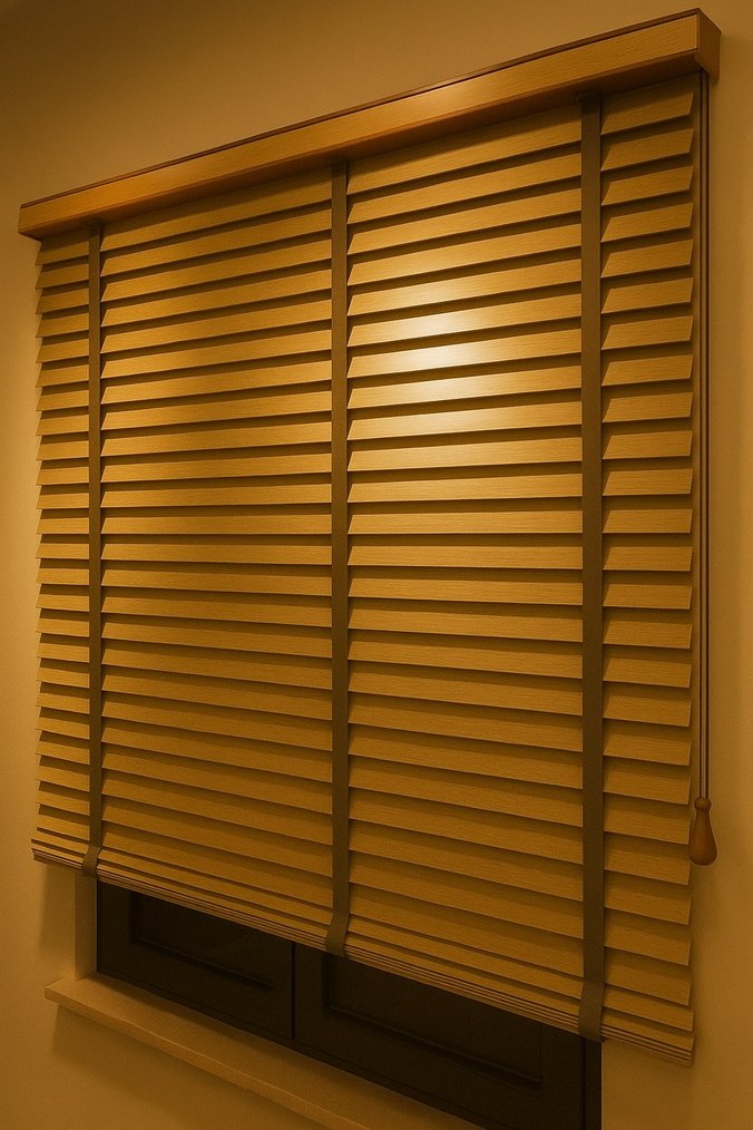 ahşap görünümlü jaluzi - Görsel 5