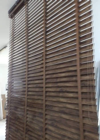 Bej Çizgili Modern Perde - Görsel 5