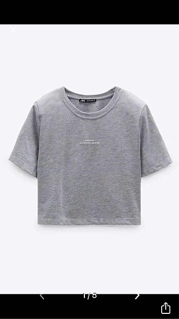 Zara crop tshirt