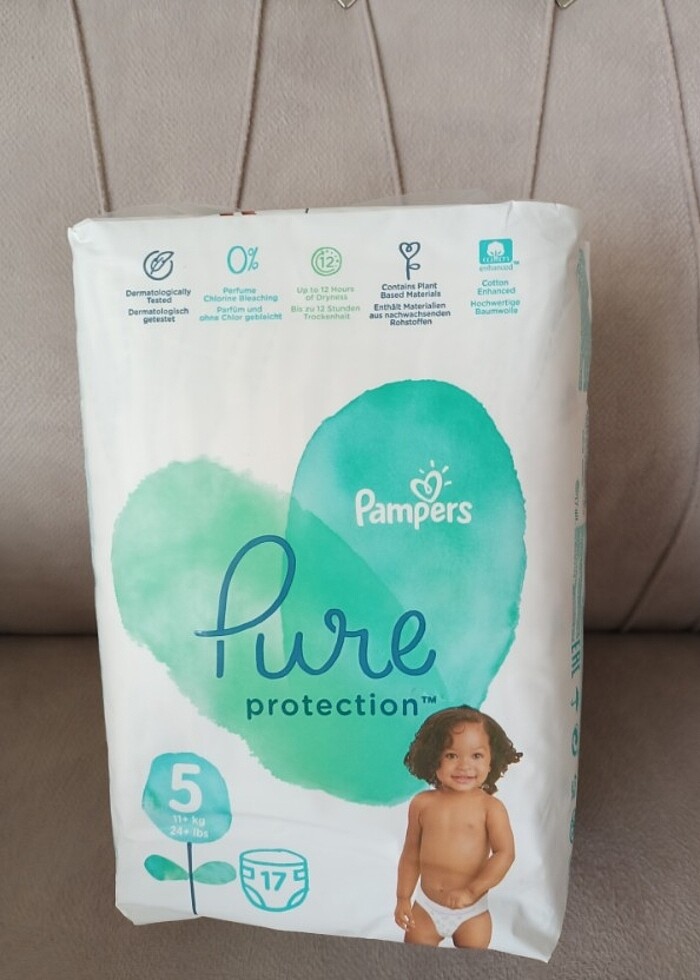 Pampers Pure Protection Bebek Bezi ,5 Numara Prima Bebek