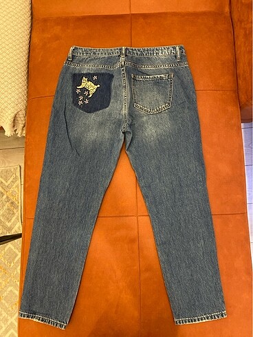 Koton kedi desenli jean