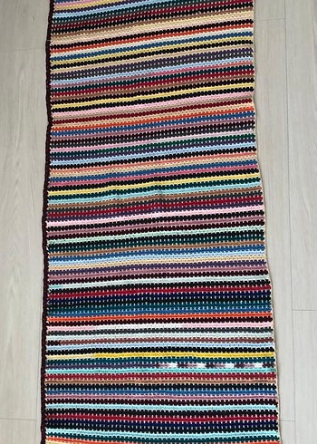 Renkli Çizgili Bohem Kilim