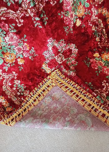 Beden bordo Renk vintage ipek dokuma halı masa örtüsü