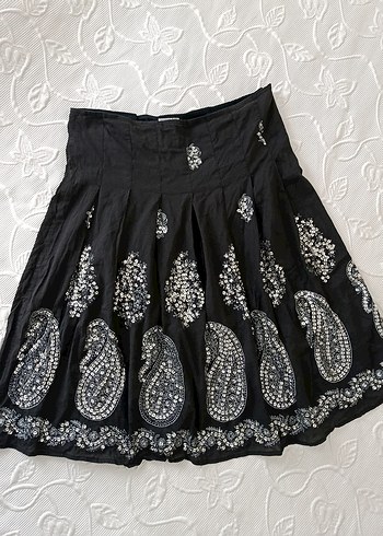 Zara hint işi nakışlı pul işlemeliUzun Bohem Etek