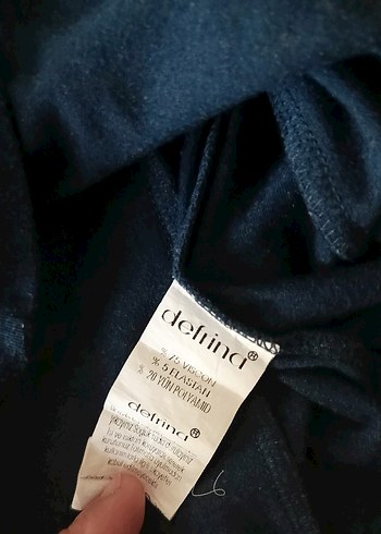 Uzun Kollu Fırfırlı dantel detaylı Lacivert Gotik Bluz - Görsel 3