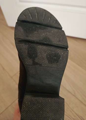 Kahverengi metal boncuklu gerçek nubuk Biker Bot - Görsel 7