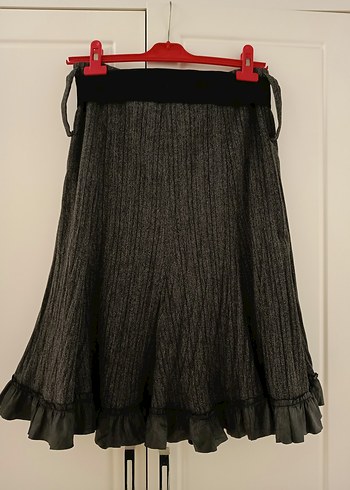 vintage tarz Kadın Midi fırfırlı etek - Görsel 4