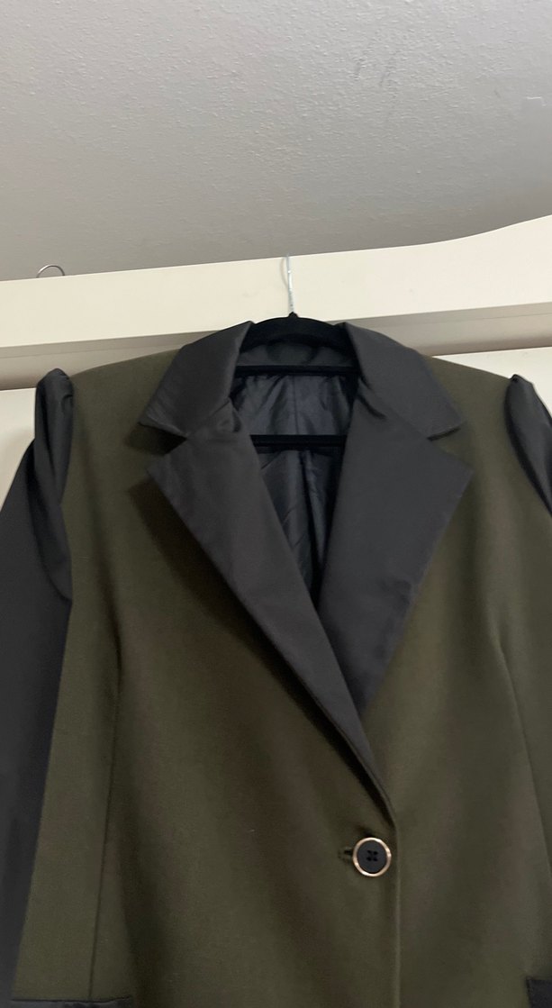 Düğmeli Midi Ceket - Görsel 3