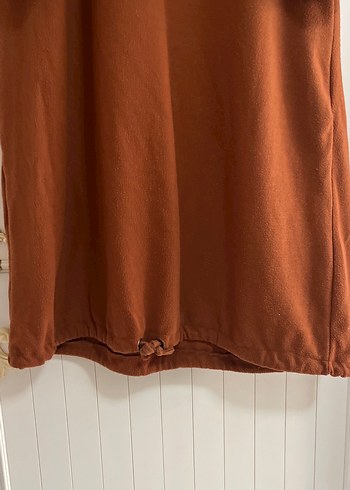 Kadın Kahverengi Uzun Triko Tunik - Görsel 4