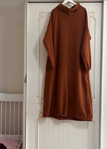 Kadın Kahverengi Uzun Triko Tunik - Görsel 2