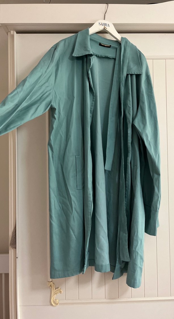 Turkuaz Uzun İnce Kap - Görsel 3