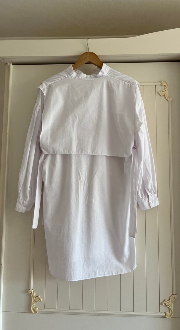 Kadın Beyaz Uzun Kollu Gömlek - Görsel 3