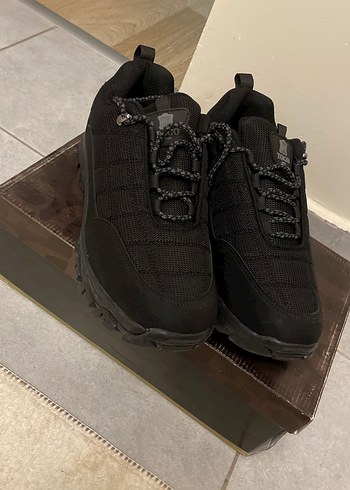 Siyah Erkek Outdoor Spor Ayakkabı Velcro