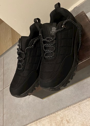 44 Beden siyah Renk Siyah Erkek Outdoor Spor Ayakkabı Velcro
