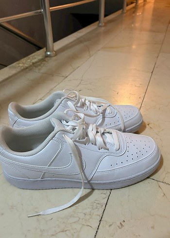 Beyaz erkek Spor Ayakkabı - Düz Taban - Görsel 5