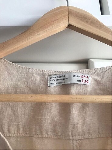 13-14 Yaş Beden Zara kız çocuk şort tulum