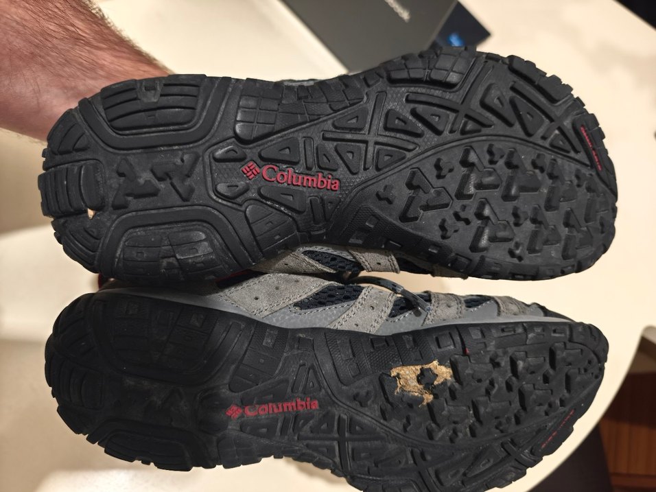 Columbia Gri erkek Spor Ayakkabı Velcro - Görsel 2