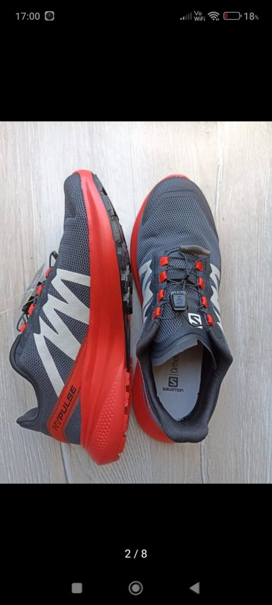 Gri Erkek Spor Outdoor Ayakkabı Velcro - Görsel 2