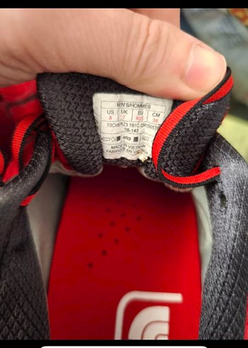 Kırmızı Erkek Koşu ve Antrenman Ayakkabısı Velcro - Görsel 4