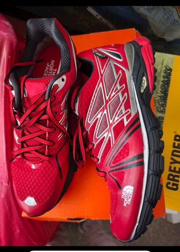 Kırmızı Erkek Koşu ve Antrenman Ayakkabısı Velcro - Görsel 2