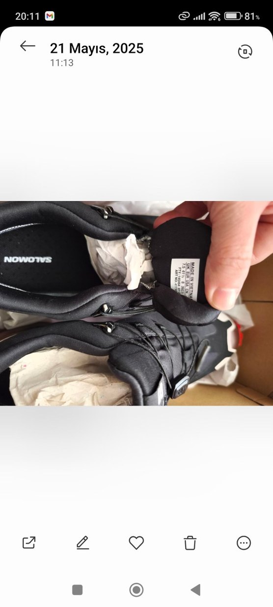 Kırmızı Siyah Outdoor Erkek Spor Ayakkabı - Görsel 4