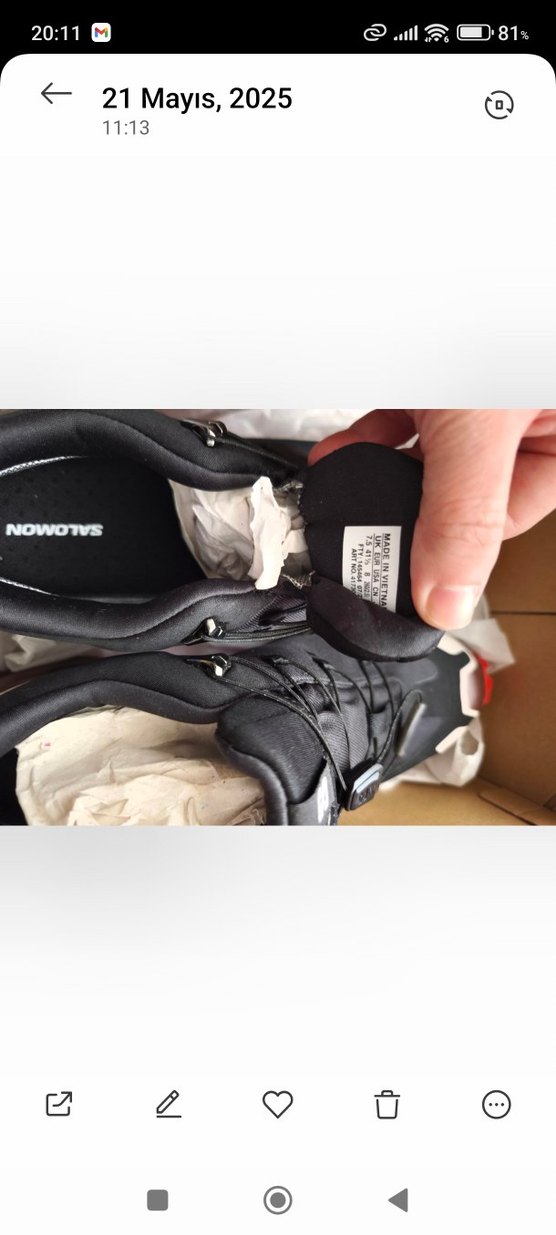 Kırmızı Siyah Outdoor Erkek Spor Ayakkabı - Görsel 5