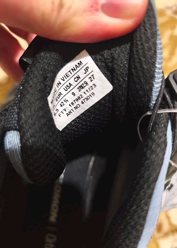 Salomon Gri Spor Outdoor Ayakkabı Velcro - Görsel 3