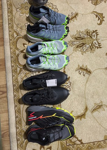 Salomon Gri Spor Outdoor Ayakkabı Velcro - Görsel 7