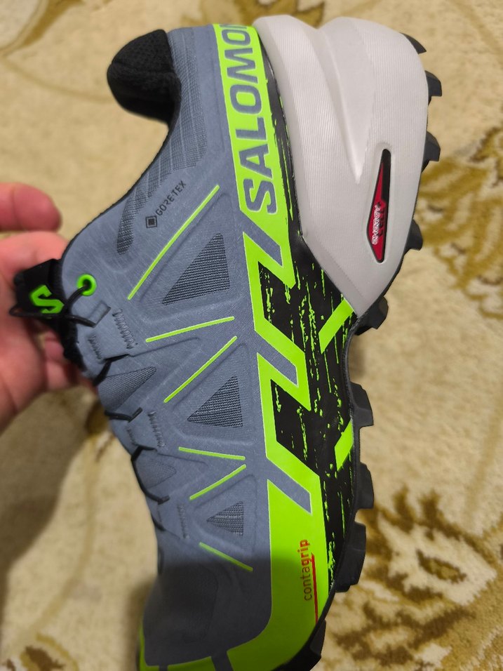 Salomon Gri Spor Outdoor Ayakkabı Velcro - Görsel 4