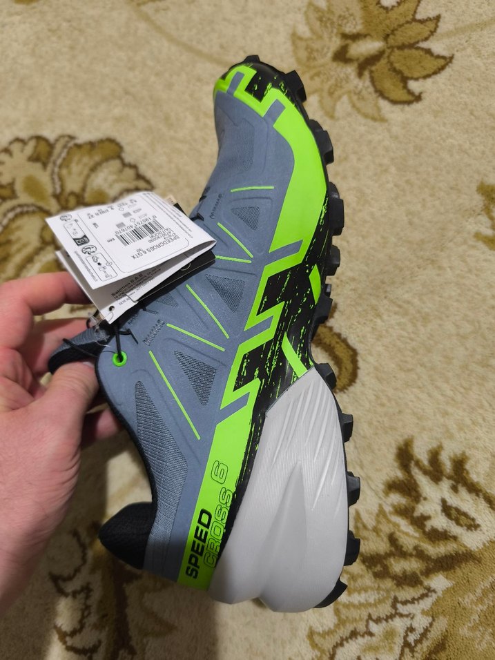 Salomon Gri Spor Outdoor Ayakkabı Velcro - Görsel 2